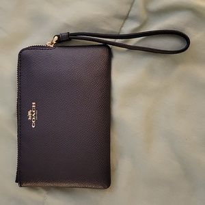 New Black Coach wristlet